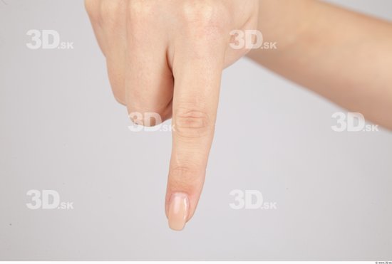 Fingers Whole Body Woman Casual Slim Studio photo references