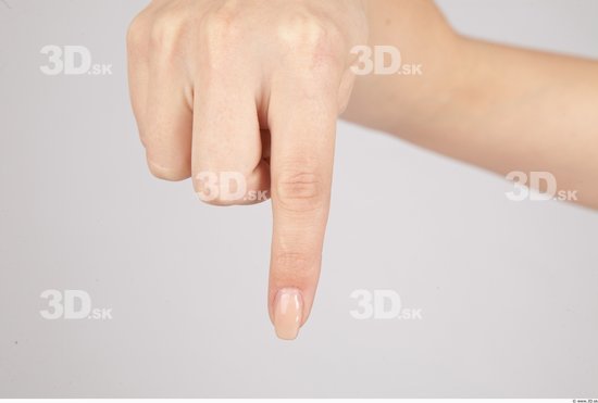 Fingers Whole Body Woman Casual Slim Studio photo references