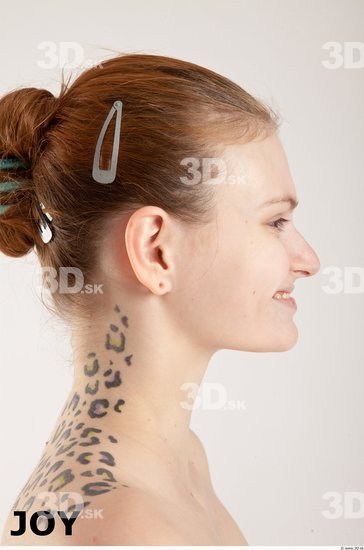 Head Emotions Woman White Tattoo Slim