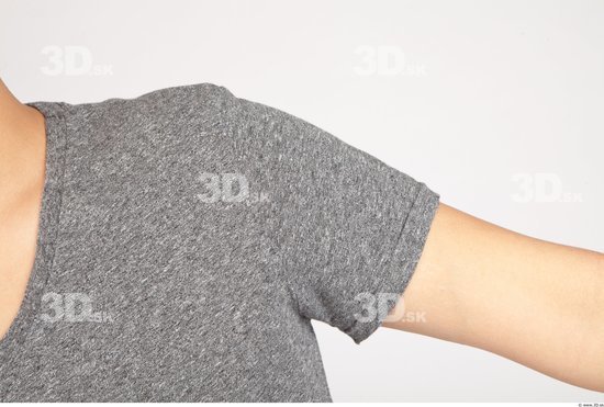 Arm Man Asian Casual Shirt T shirt Average Studio photo references