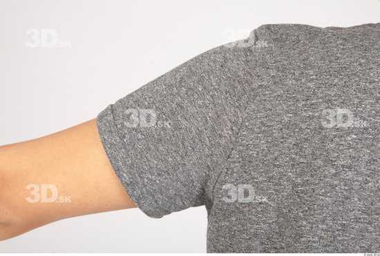 Arm Man Asian Casual Shirt T shirt Average Studio photo references