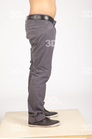 Leg Man Asian Casual Trousers Average Studio photo references