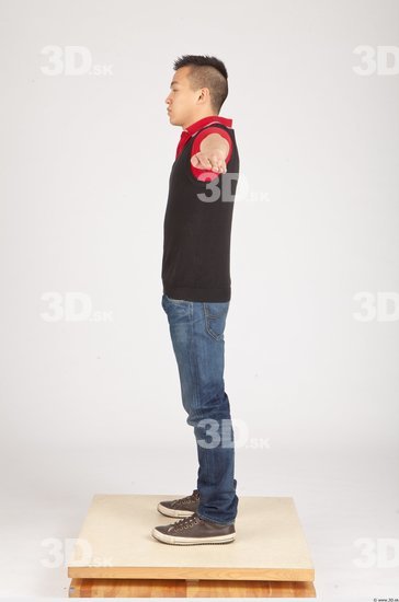 Whole Body T poses Asian Casual Slim Studio photo references