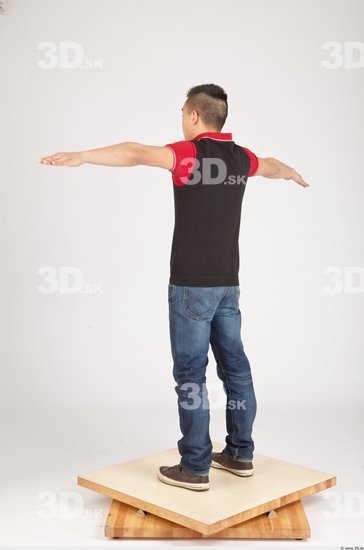 Whole Body T poses Asian Casual Slim Studio photo references