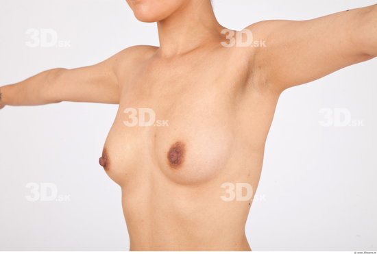 Whole Body Woman Asian Nude Average Studio photo references