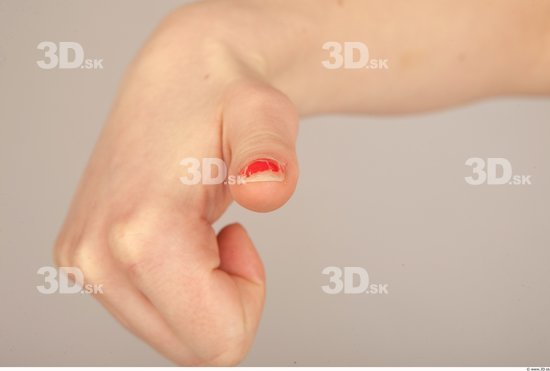 Fingers Woman Slim Studio photo references