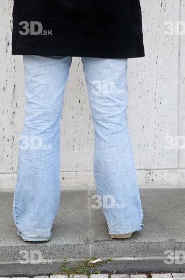 Leg Woman Casual Jeans Average Street photo references