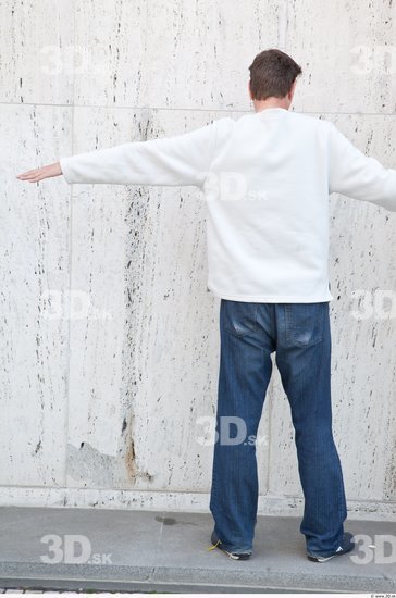 Whole Body Man T poses White Casual Average