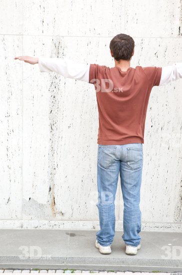 Whole Body Man T poses White Casual Average