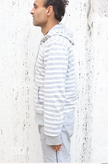 Arm Man White Casual Sweater Average