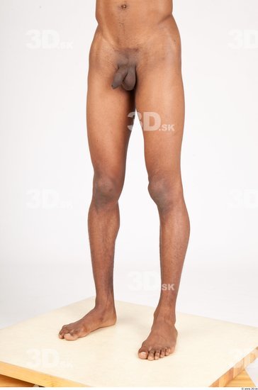 Leg Man Black Nude Athletic Studio photo references