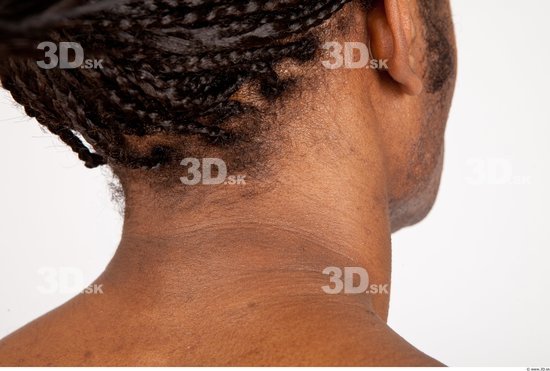 Neck Man Black Nude Athletic Studio photo references