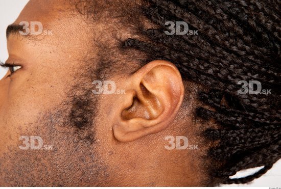 Ear Man Black Athletic Studio photo references