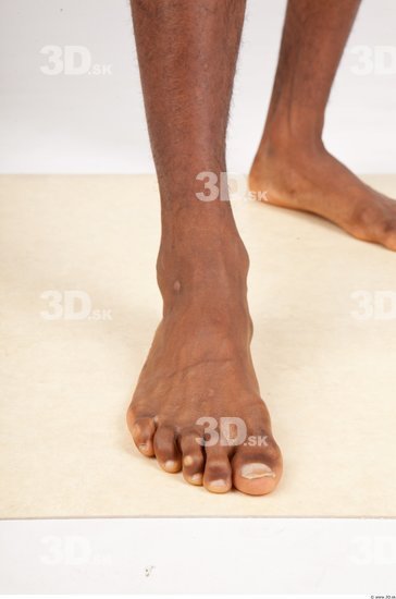 Foot Man Black Nude Athletic Studio photo references