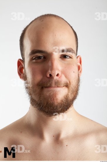 Head Phonemes Man White Slim Bearded