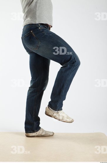 Leg Man Animation references White Casual Jeans Muscular