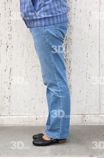 Leg Woman Casual Jeans Average Street photo references