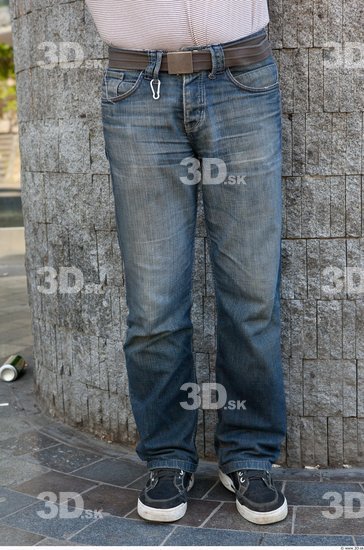 Leg Man Casual Jeans Average Street photo references