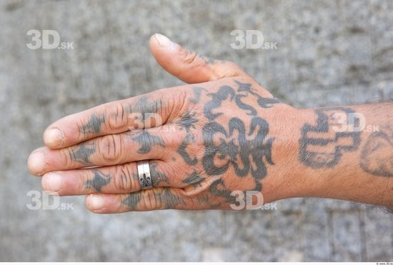 Hand Man Tattoo Casual Average Street photo references