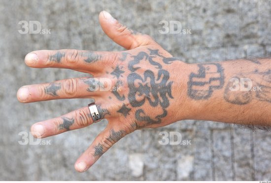 Hand Man Tattoo Casual Average Street photo references