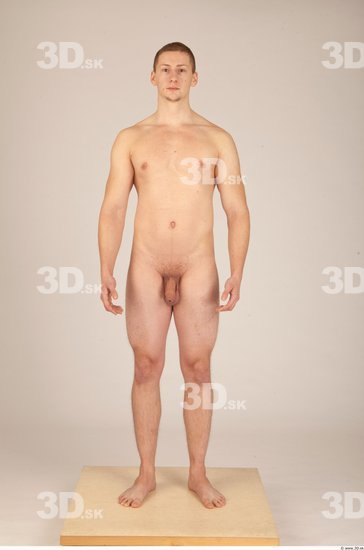 Whole Body Man Animation references Nude Athletic Studio photo references