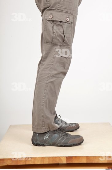 Calf Casual Trousers Studio photo references