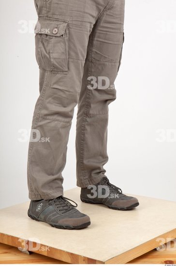 Calf Casual Trousers Studio photo references