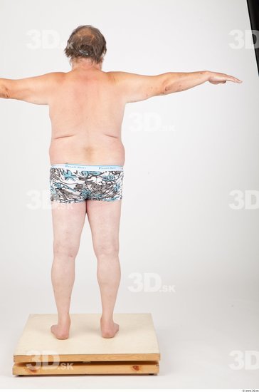 Whole Body Man T poses Underwear Shorts Wrinkles Studio photo references