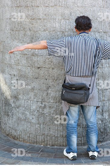 Whole Body Man T poses White Casual Hand-Bag Average