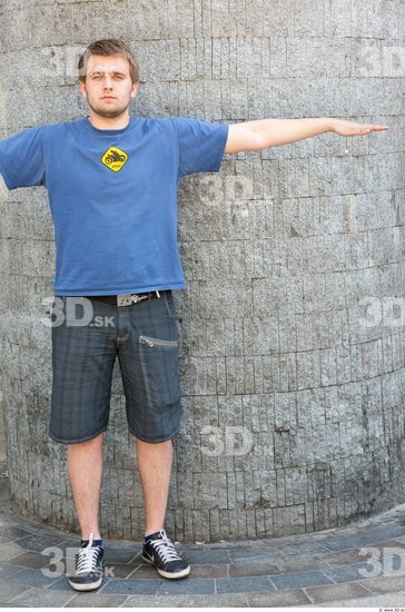 Whole Body T poses Casual Average Street photo references