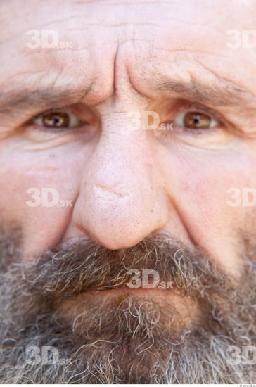 Nose Man White Casual Average Bearded