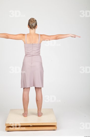 Whole Body T poses Casual Dress Slim Studio photo references