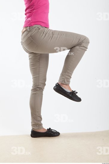 Leg Woman Animation references White Casual Trousers Slim