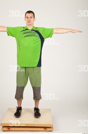 Whole Body T poses Casual Studio photo references