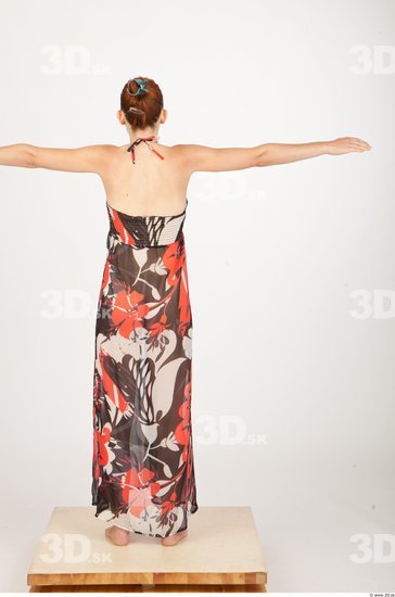 Whole Body T poses Casual Dress Slim Studio photo references