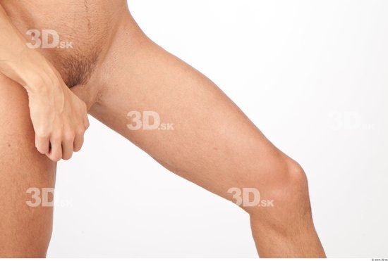 Leg Man Nude Slim Studio photo references