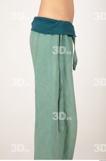 Thigh Woman Casual Trousers Slim Studio photo references