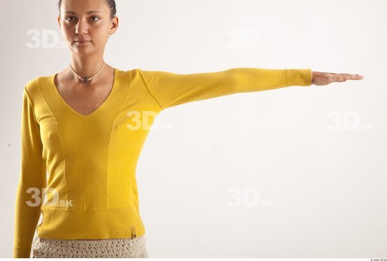 Arm Woman Animation references White Casual Sweater Slim