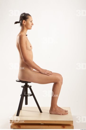 Whole Body Woman Artistic poses White Slim