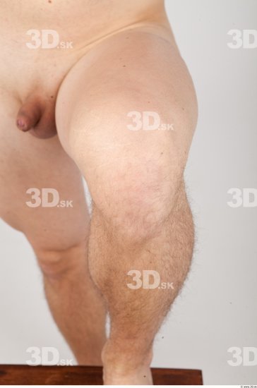 Knee Man Nude Studio photo references