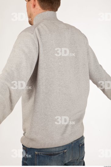 Upper Body Man Casual Sweater Studio photo references