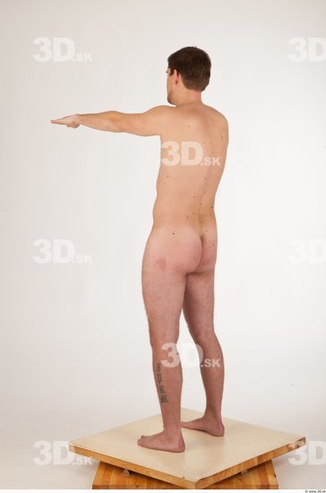 Whole Body Man Animation references Nude Studio photo references