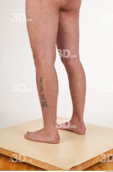 Calf Man Nude Studio photo references