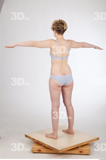 Whole Body Woman T poses Underwear Average Studio photo references