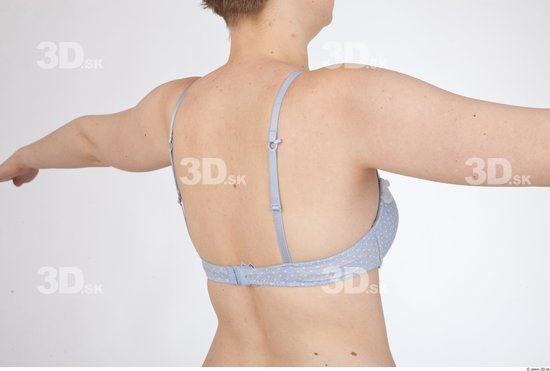 Back Woman Underwear Bra Average Studio photo references