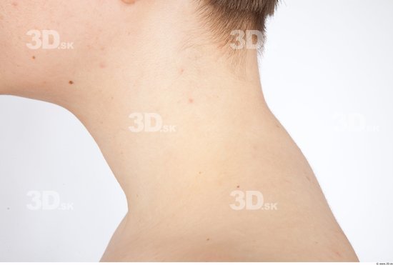 Neck Woman Nude Average Studio photo references