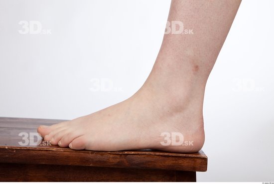 Foot Woman Nude Average Studio photo references