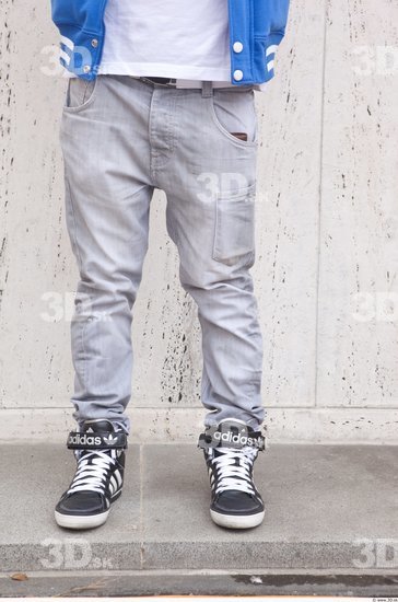 Leg Man White Casual Jeans Average