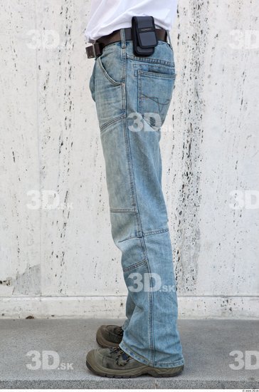 Leg Man White Casual Jeans Average