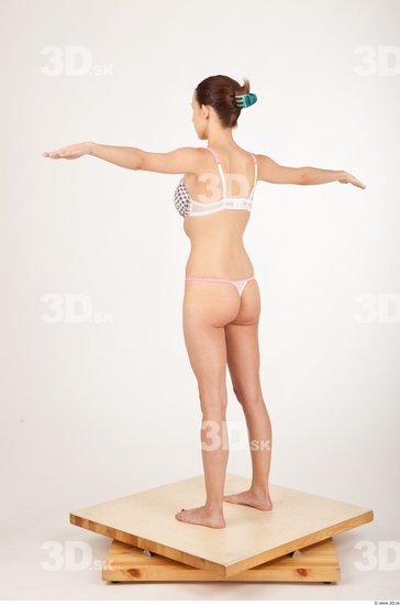 Whole Body Woman Animation references T poses Underwear Studio photo references